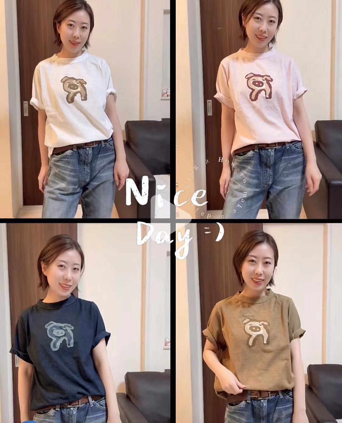 45R豬仔tee