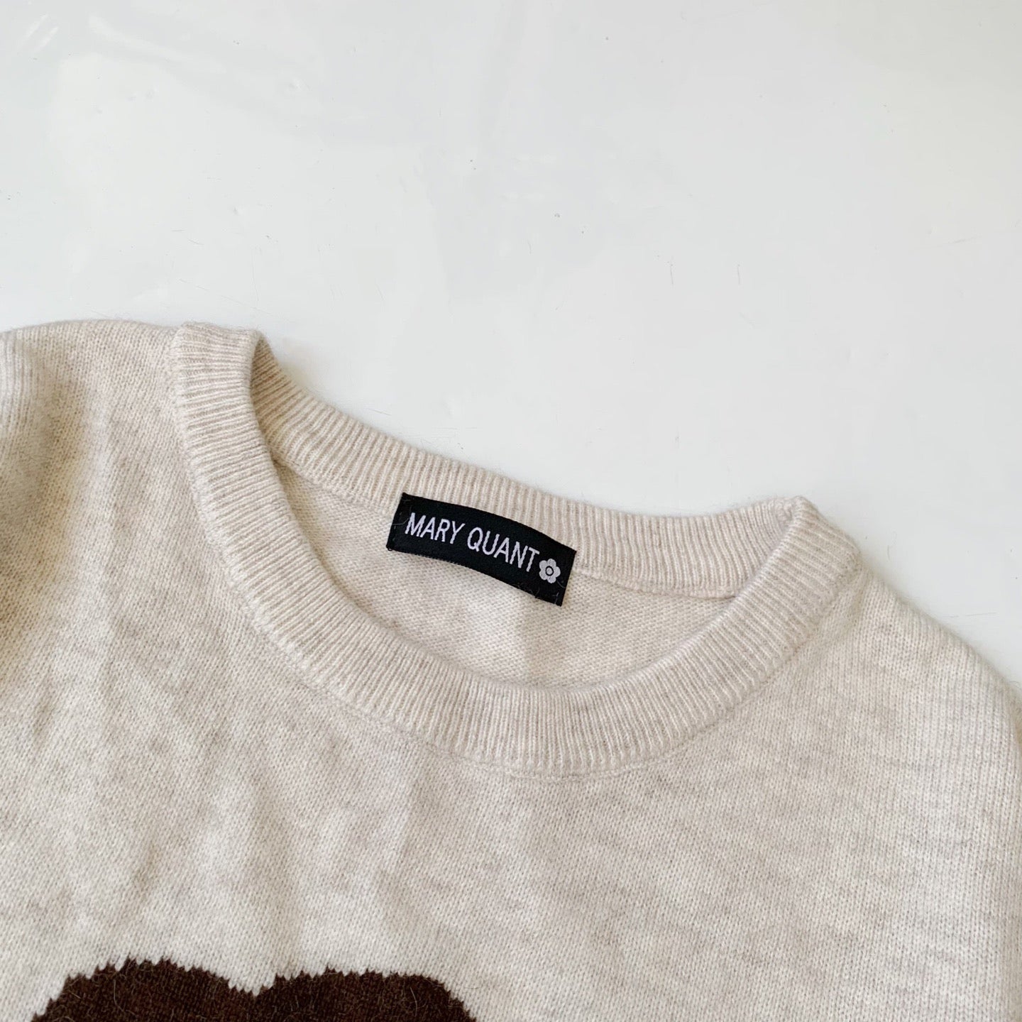 Mary quant flower sweater