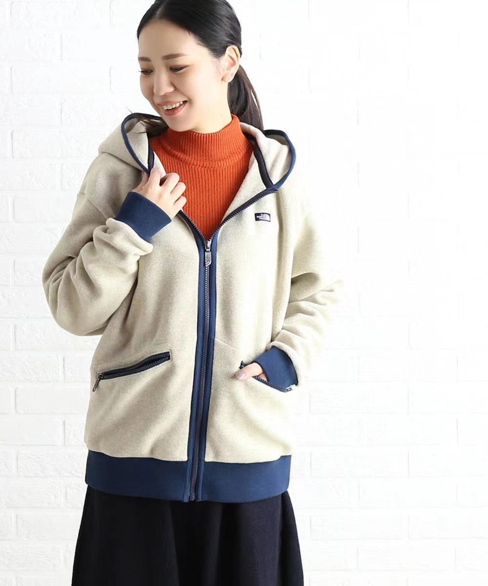 The north face 拉鏈hoodies jacket