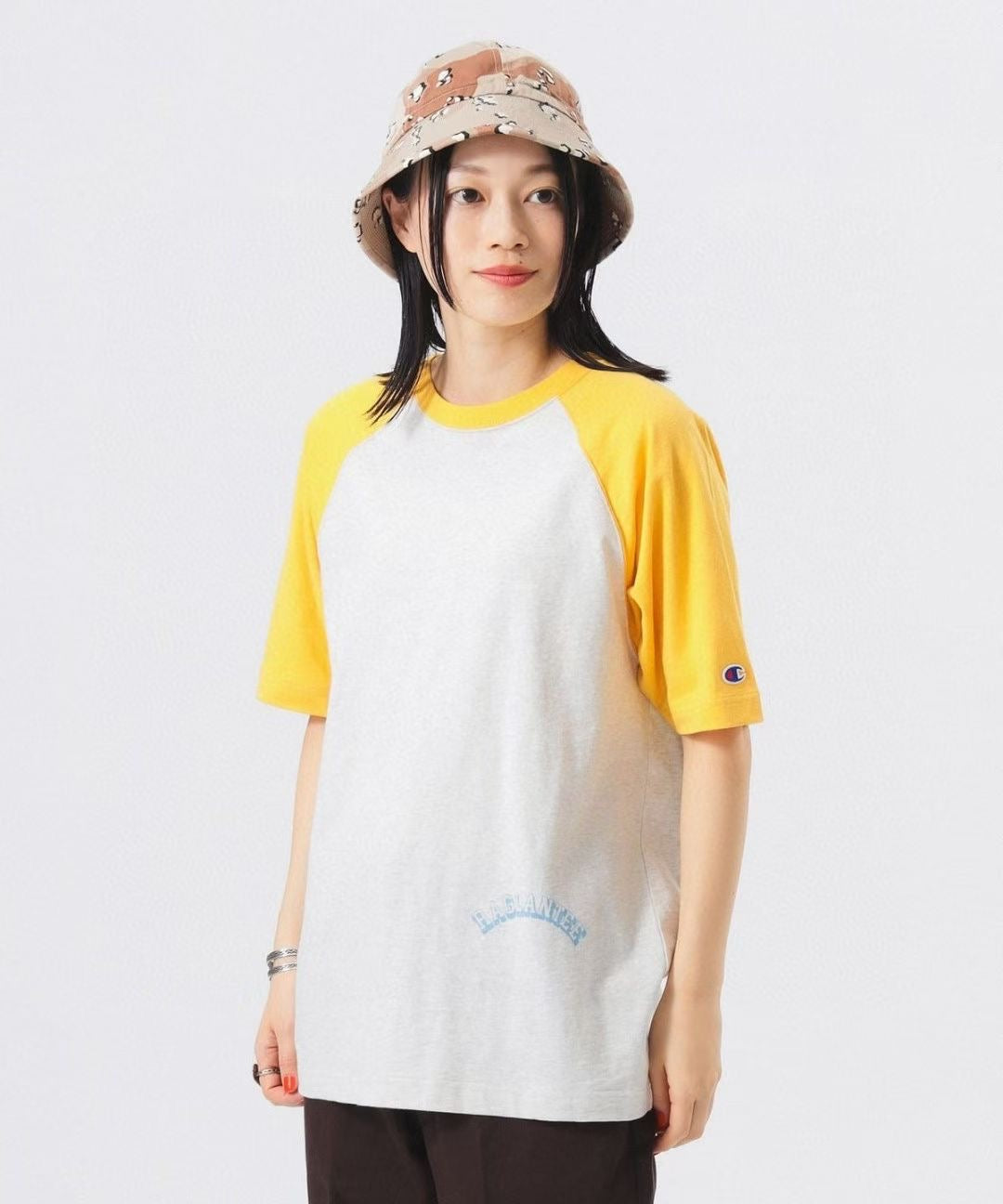Champion牛角tee