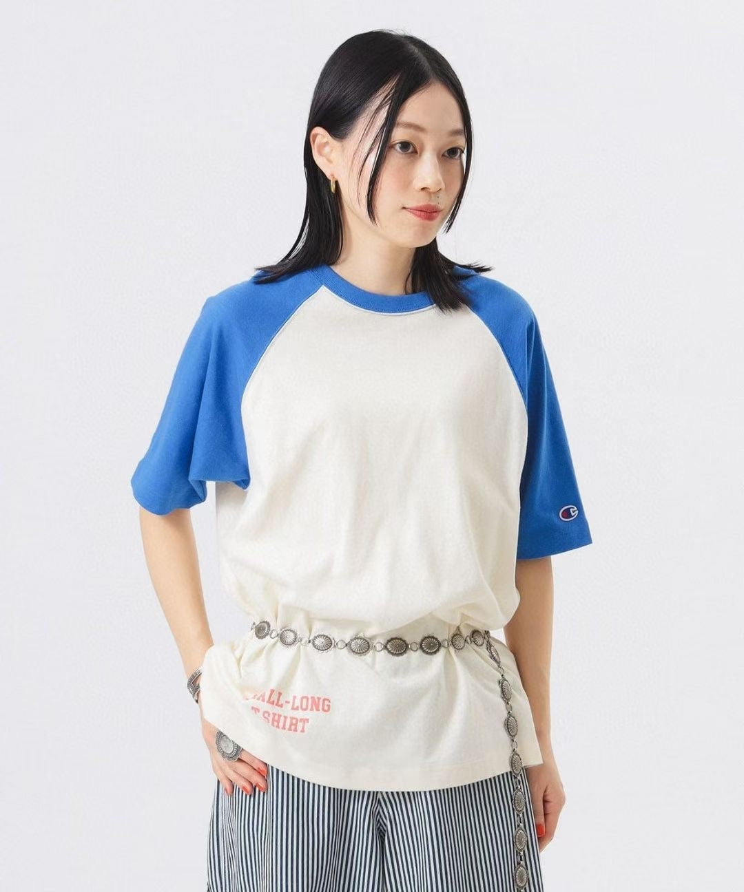 Champion牛角tee