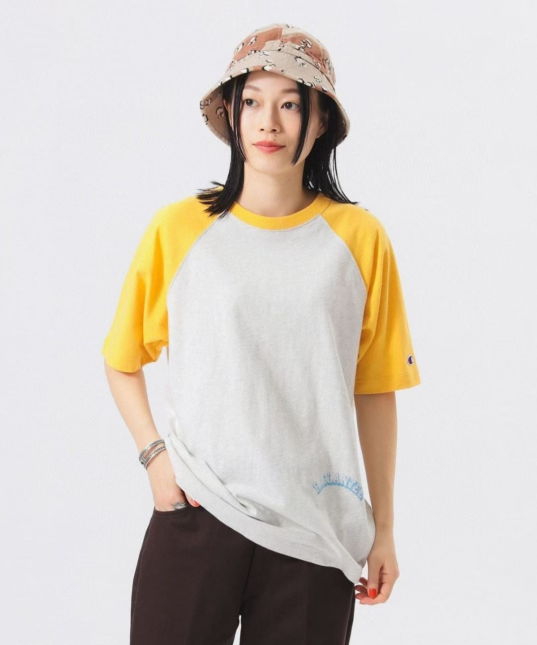 Champion牛角tee