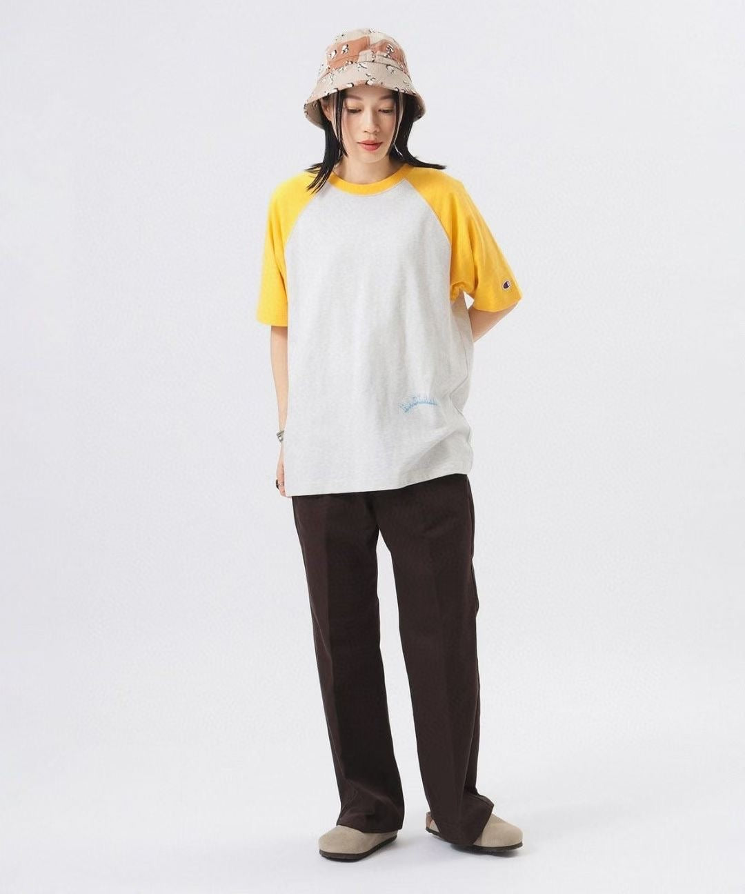 Champion牛角tee