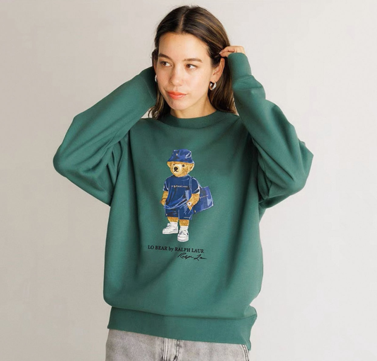 Polo bear backpack衛衣