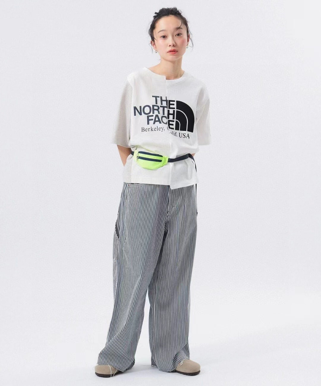 The North Face不規則tee