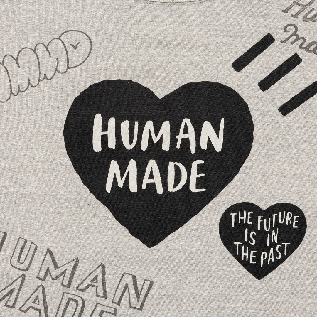 Human made塗鴉衛衣