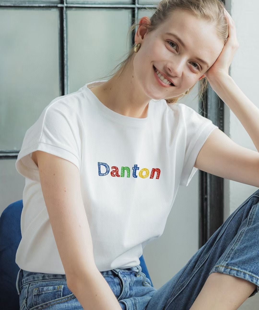 Danton colourful logo tee 