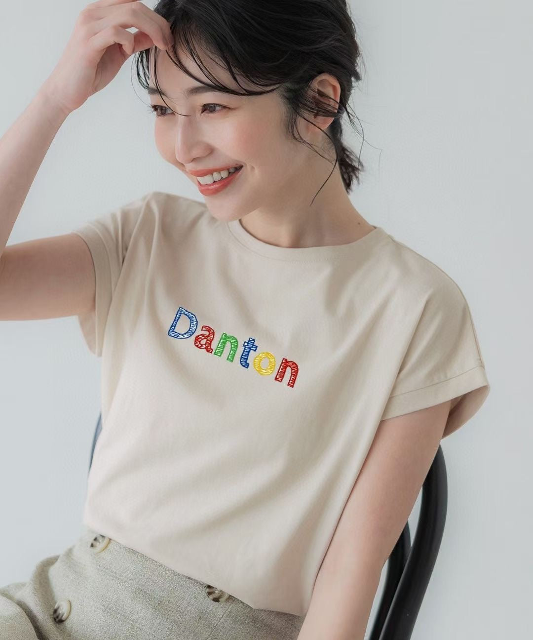 Danton colourful logo tee 