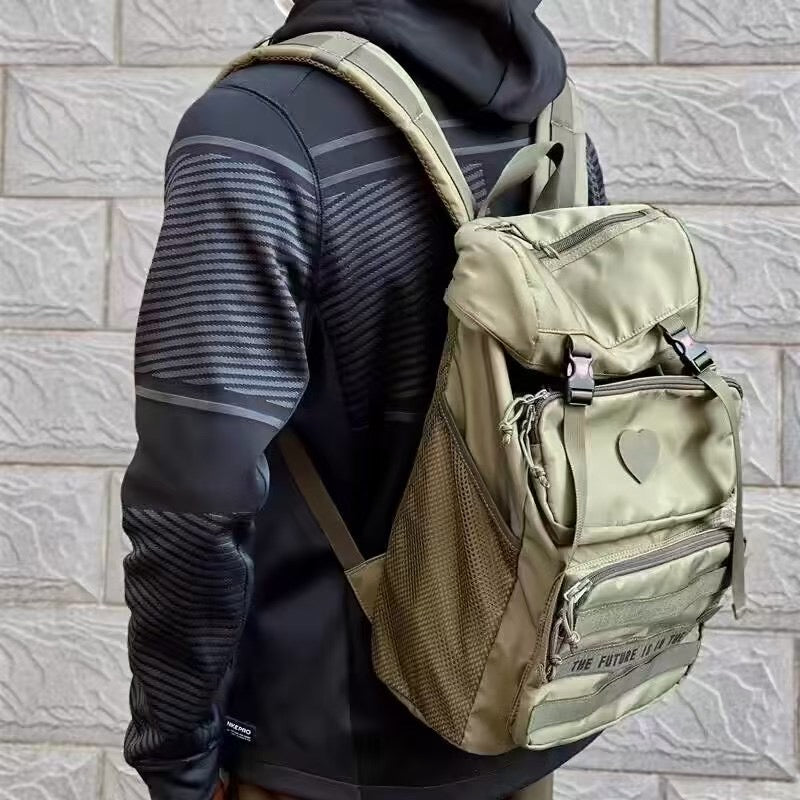 Human made backpack