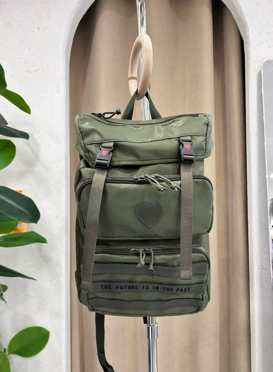 Human made backpack