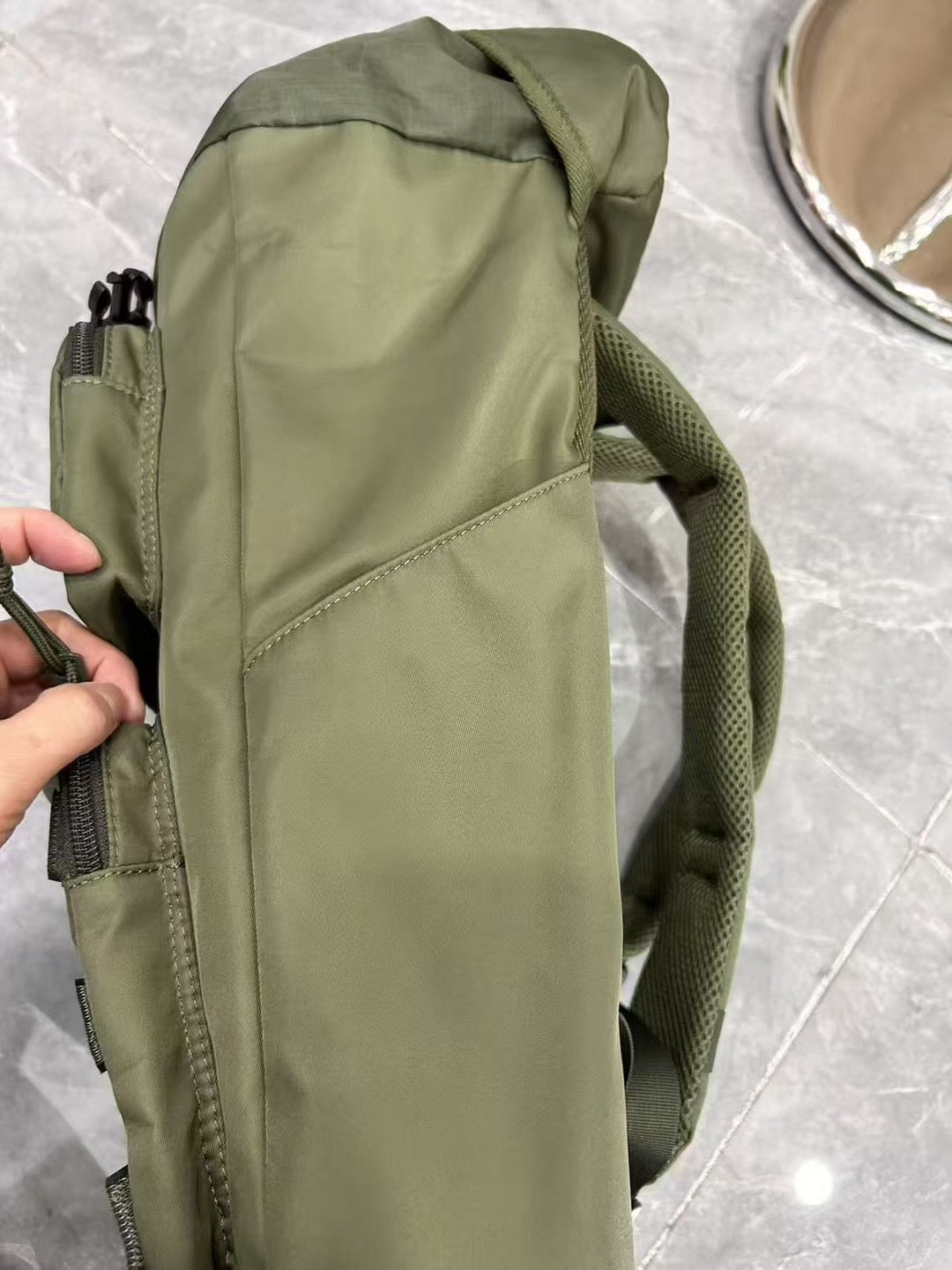 Human made backpack