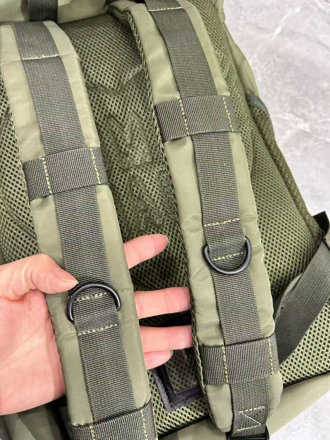 Human made backpack