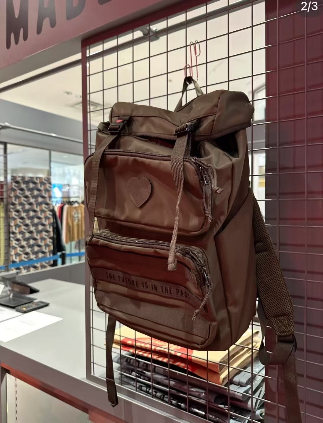 Human made backpack