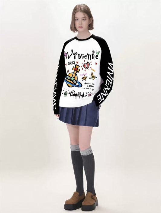 Vivienne Westwood塗鴉tee