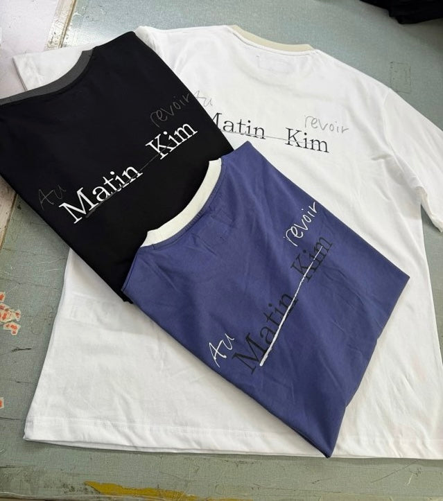 Matin Kim 撞色tee