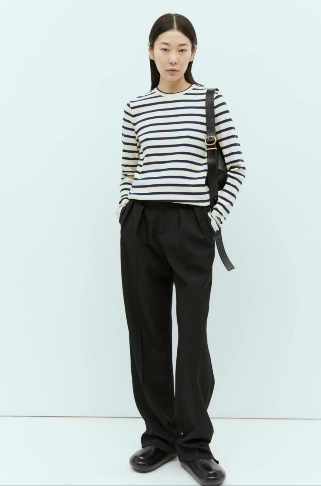 JIL SANDER間條tee