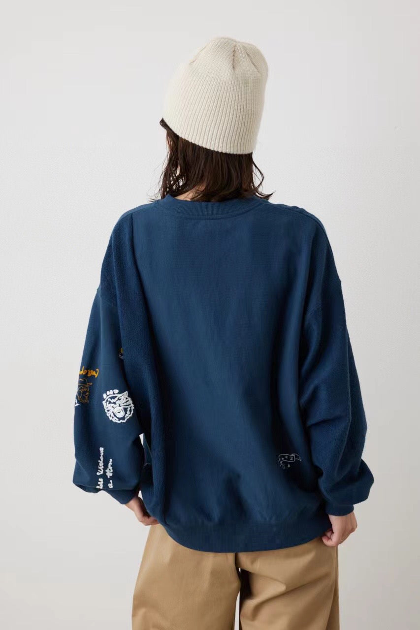 Rodeo crowns 刺繡圓領衛衣