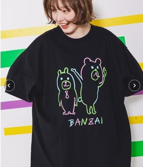 Scolar 撞色bear tee