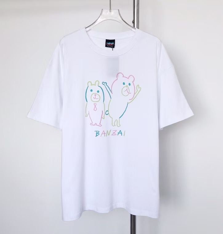 Scolar 撞色bear tee