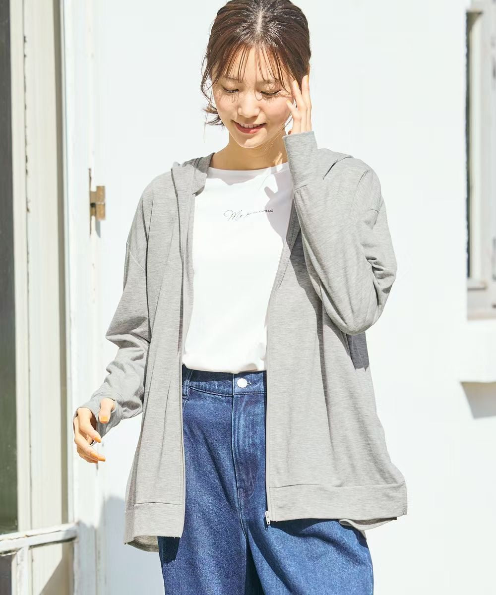 Polo薄身hoodies jacket