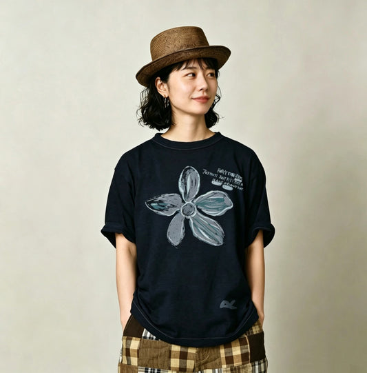 45R flower tee