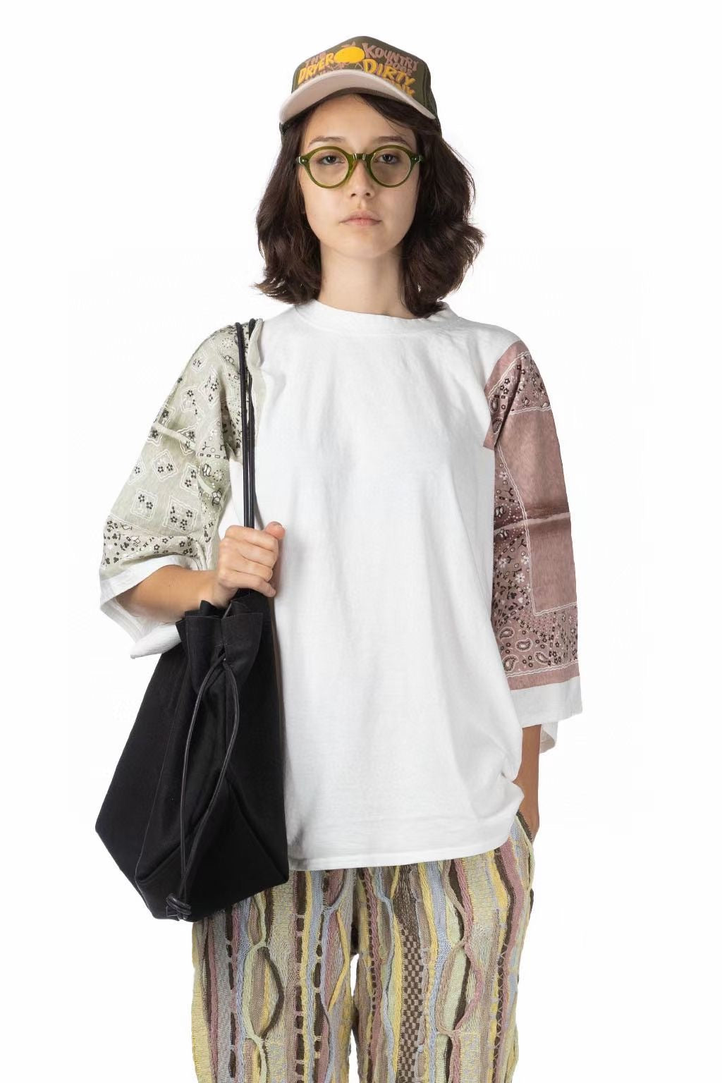 Kaptial 接拼民族tee