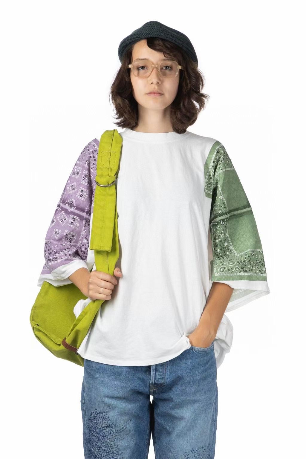 Kaptial 接拼民族tee