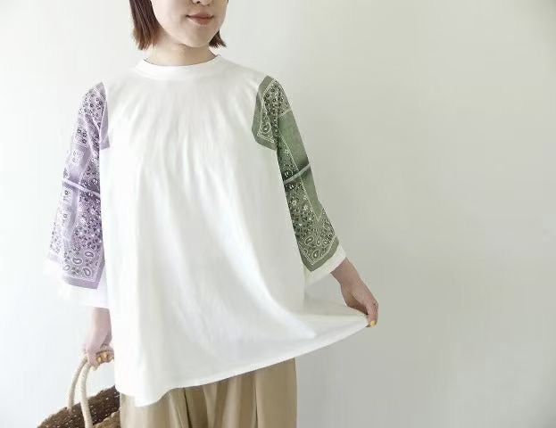 Kaptial 接拼民族tee