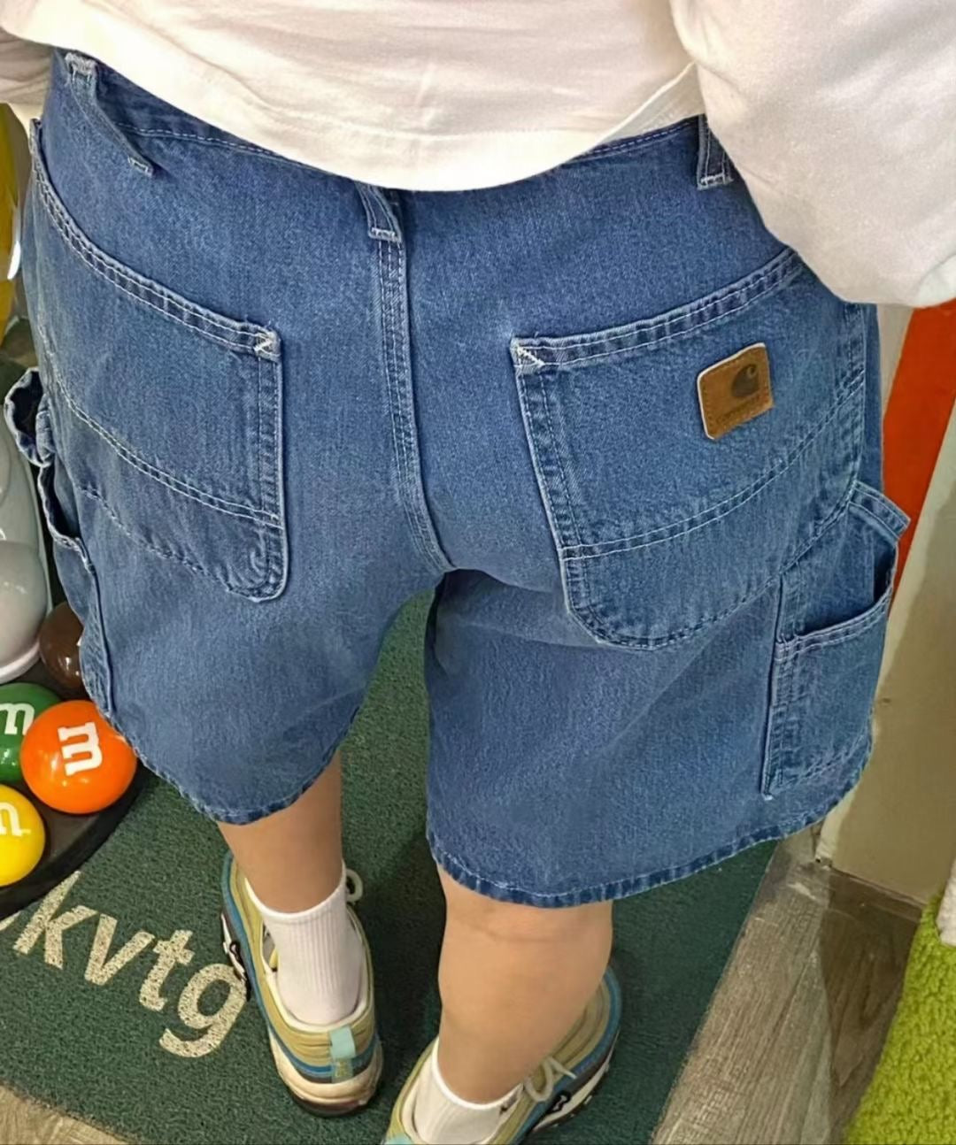 Carhartt 牛仔短褲