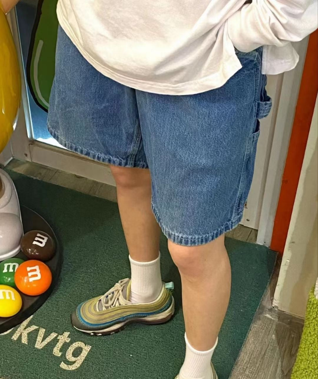 Carhartt 牛仔短褲