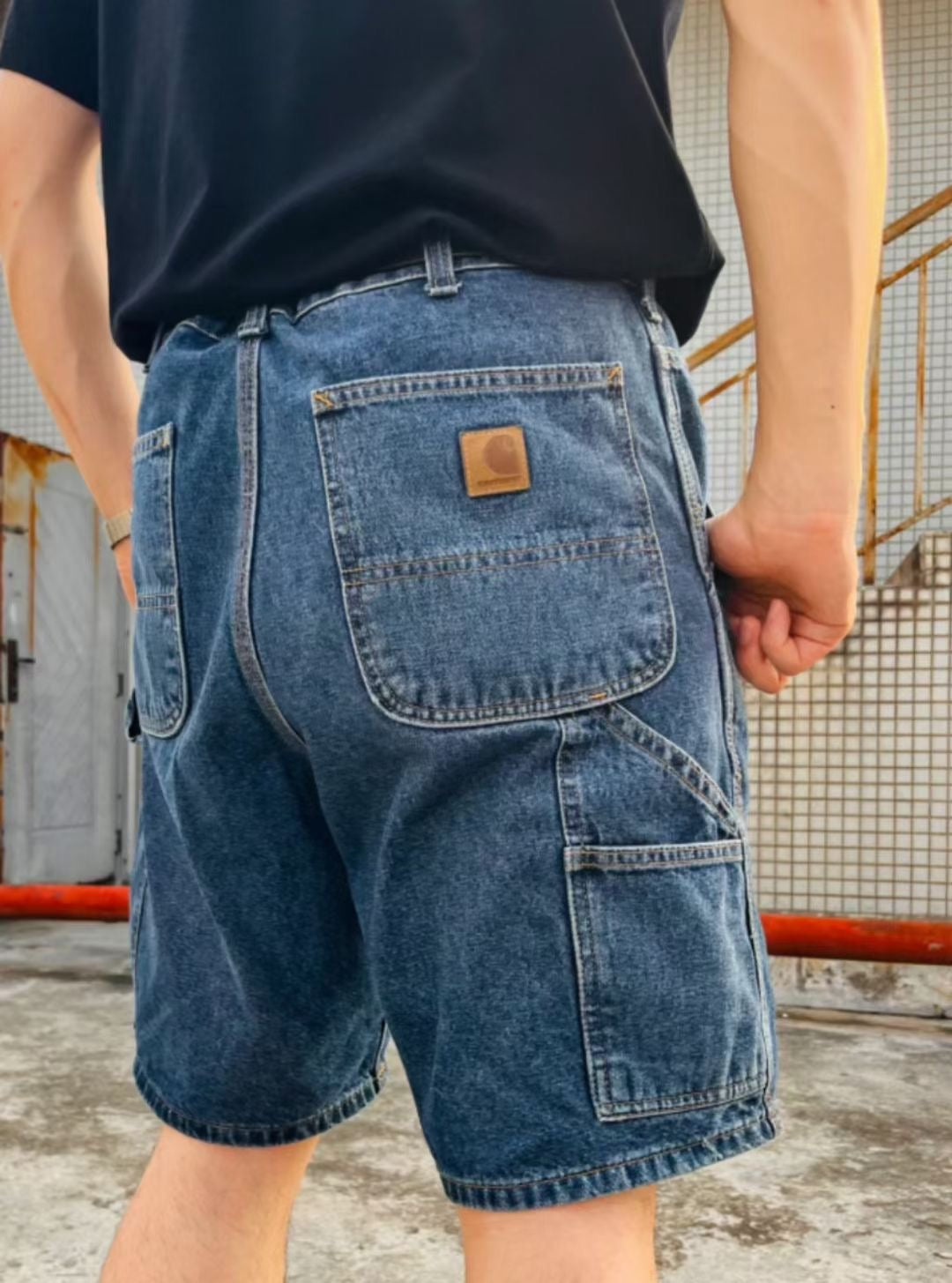 Carhartt 牛仔短褲