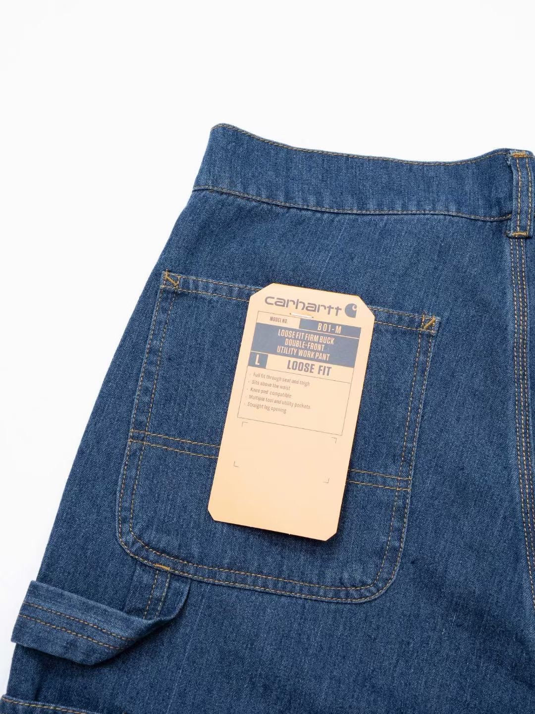 Carhartt 牛仔短褲