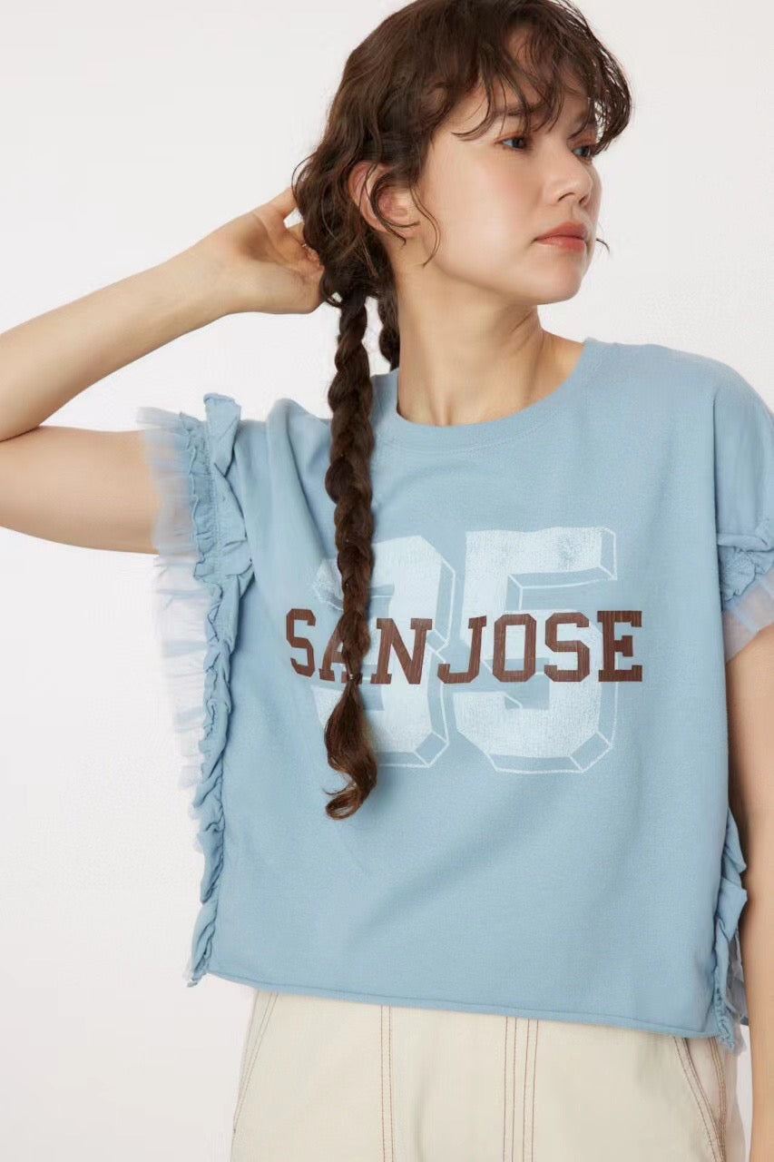 Rodeo crowns 印花字母tee