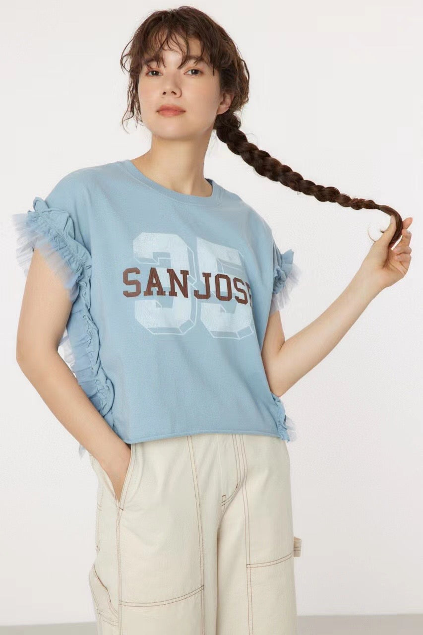 Rodeo crowns 印花字母tee