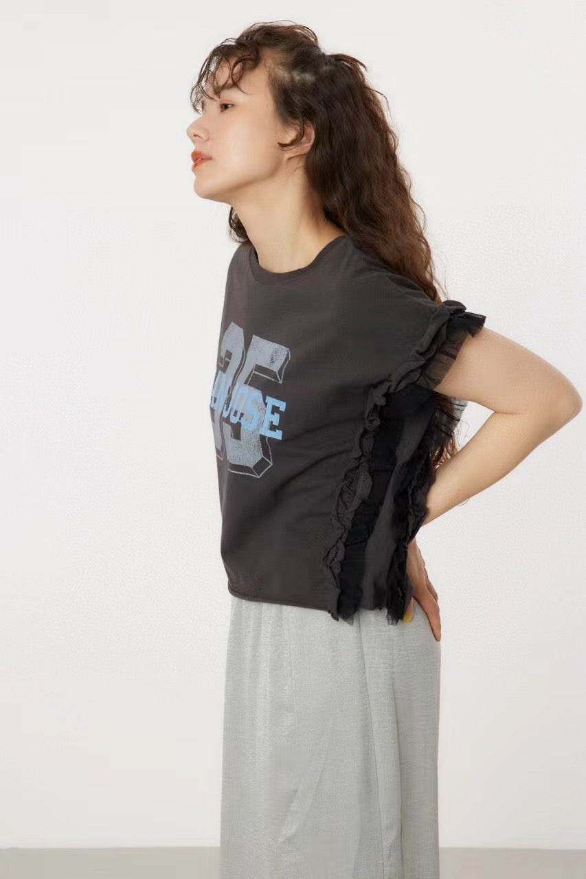 Rodeo crowns 印花字母tee
