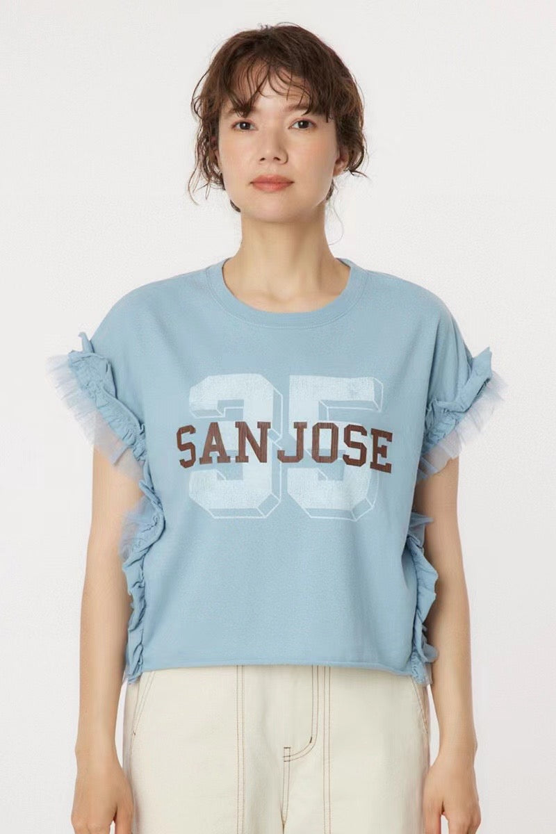 Rodeo crowns 印花字母tee