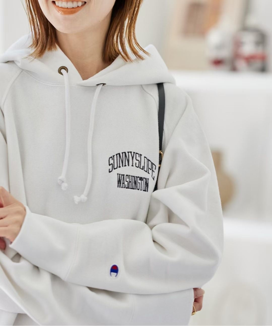 Champion 刺繡hoodies