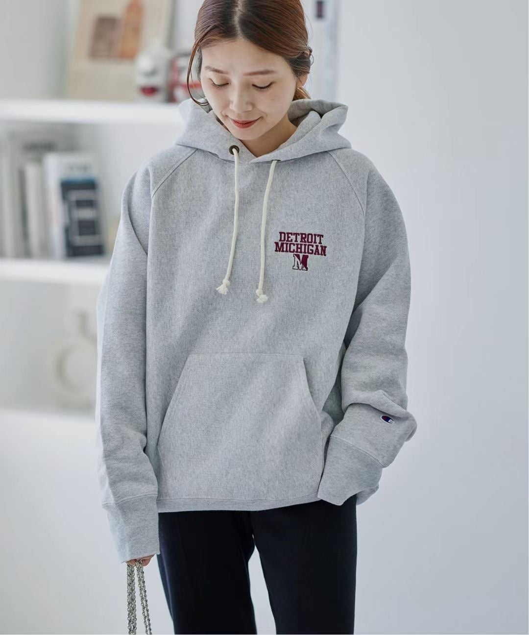 Champion 刺繡hoodies