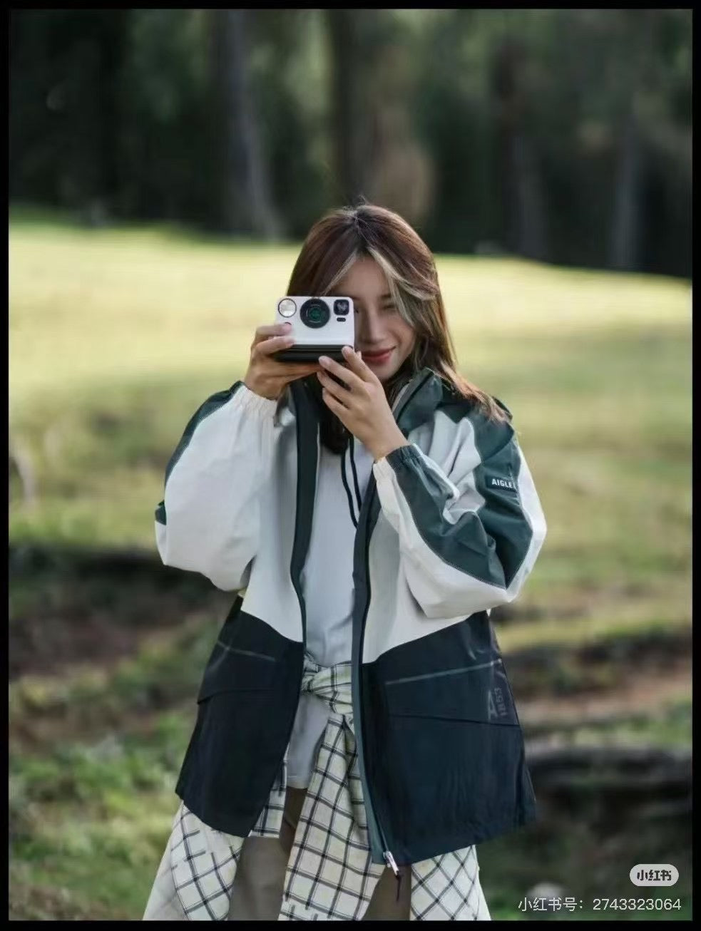 Aigle 撞色jacket