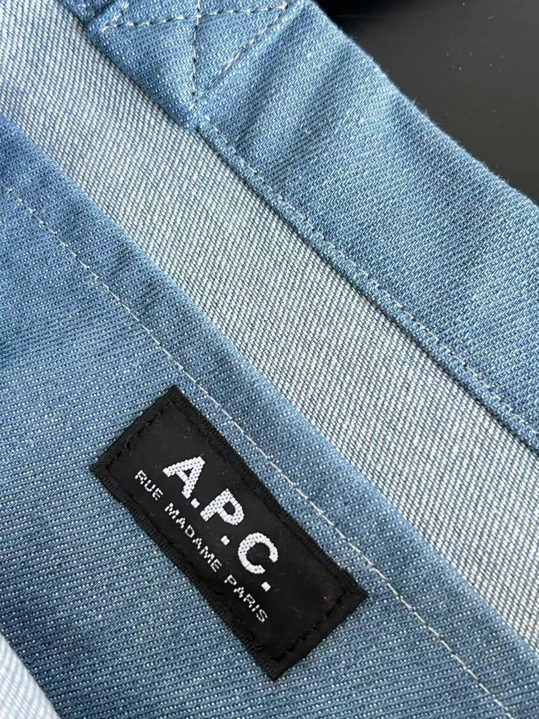 A.P.C. 牛仔tote bag