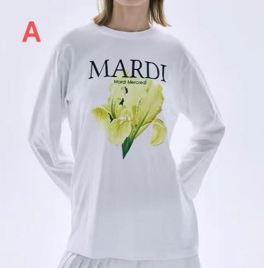 Mardi Mercredi flower tee