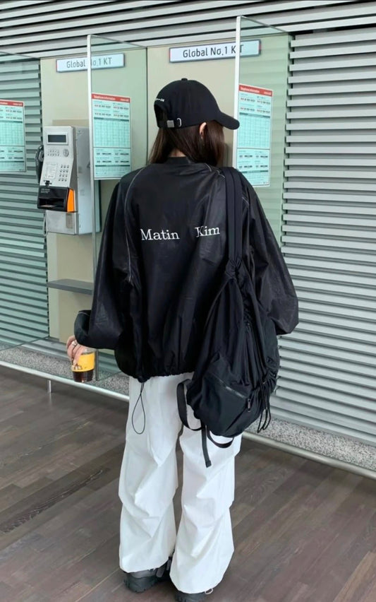 Matin kim 亮面jacket