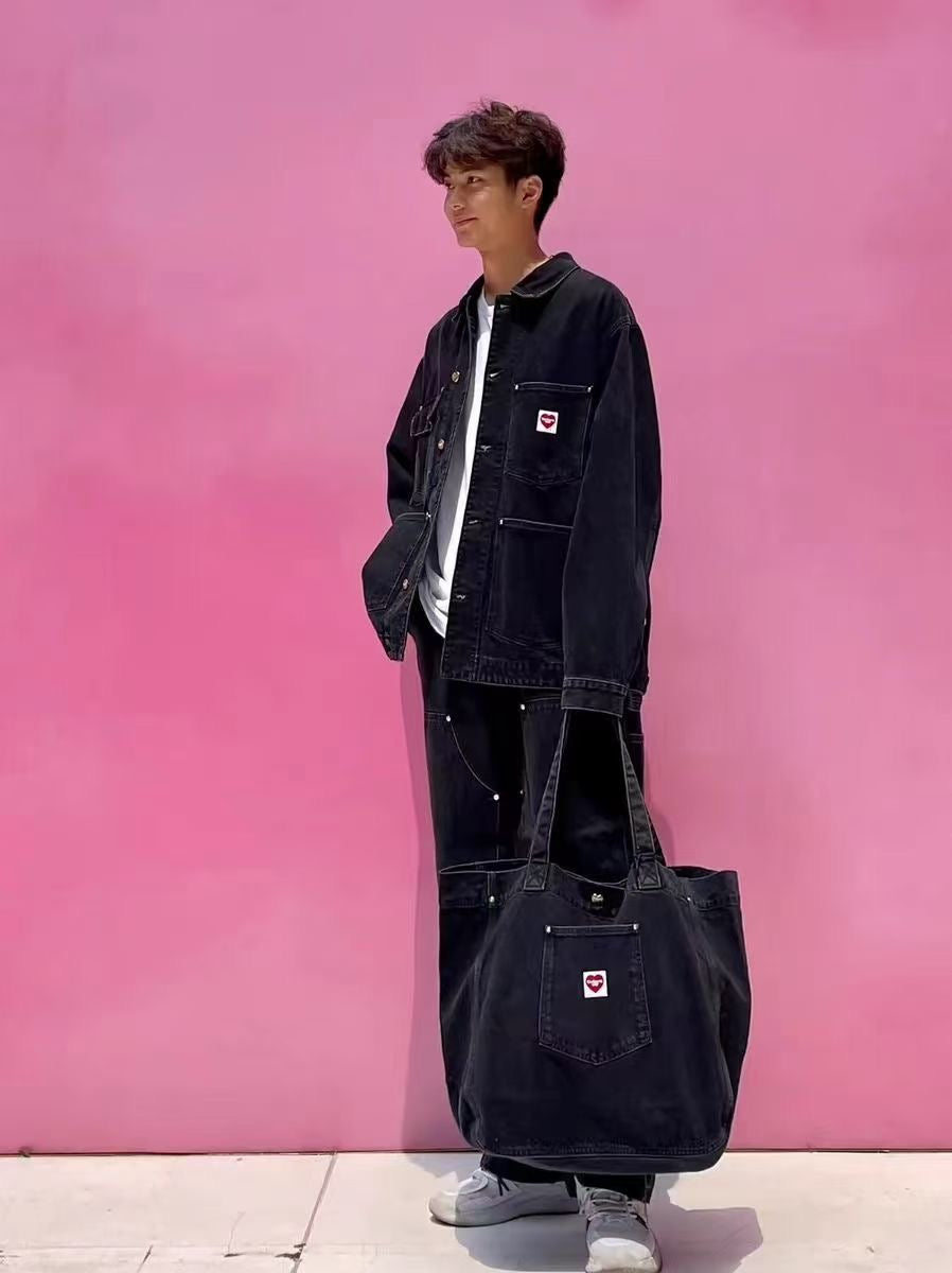 Carharrt 牛仔tote bag