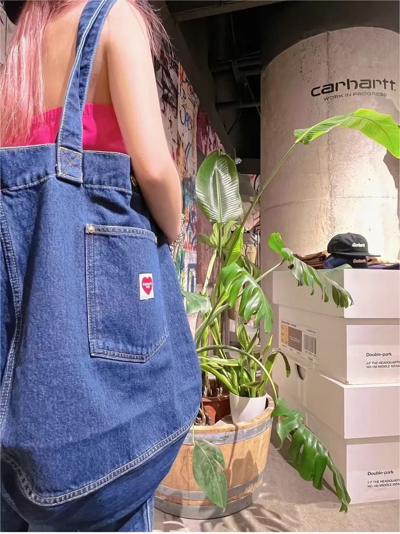 Carharrt 牛仔tote bag