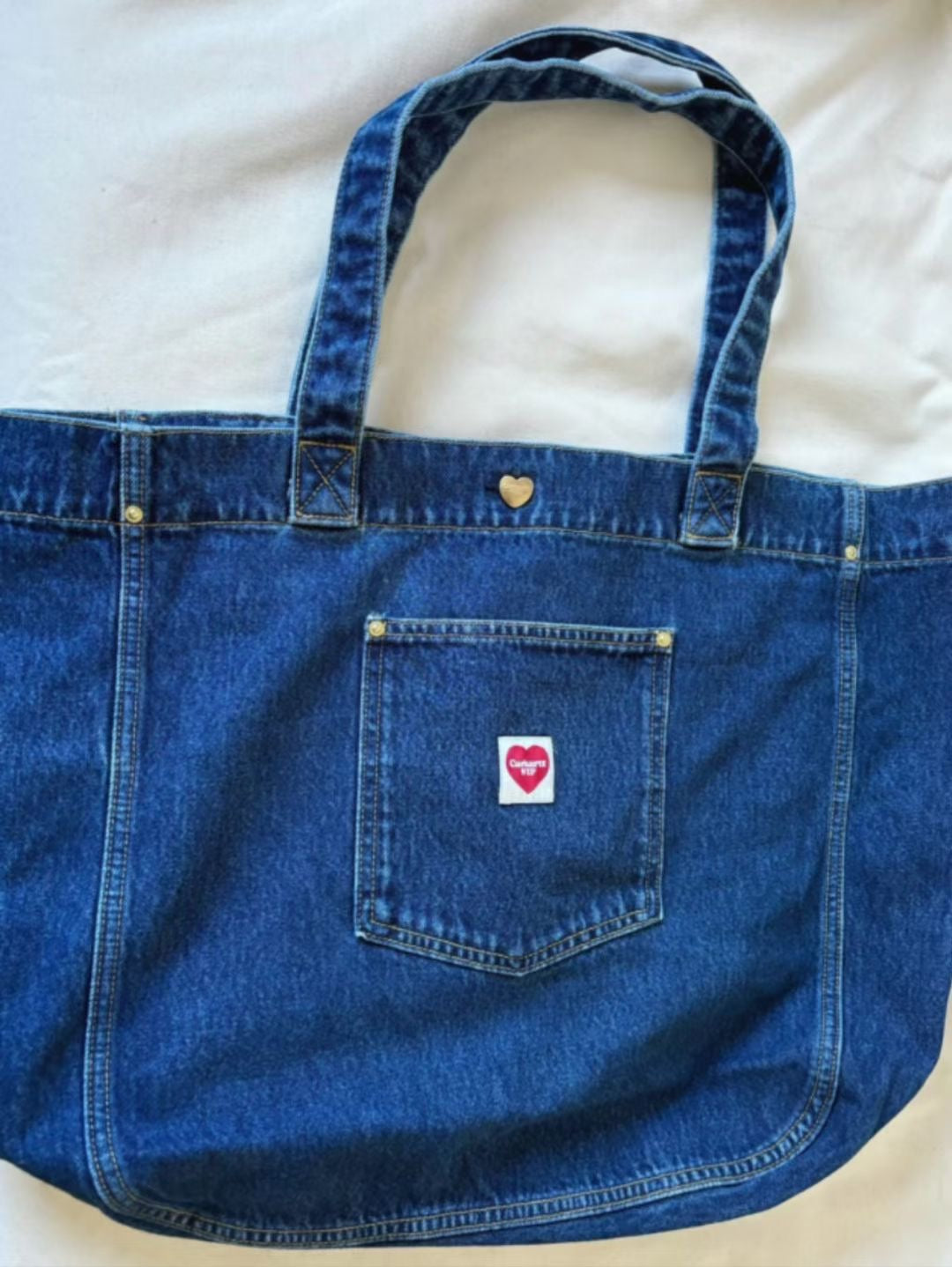 Carharrt 牛仔tote bag
