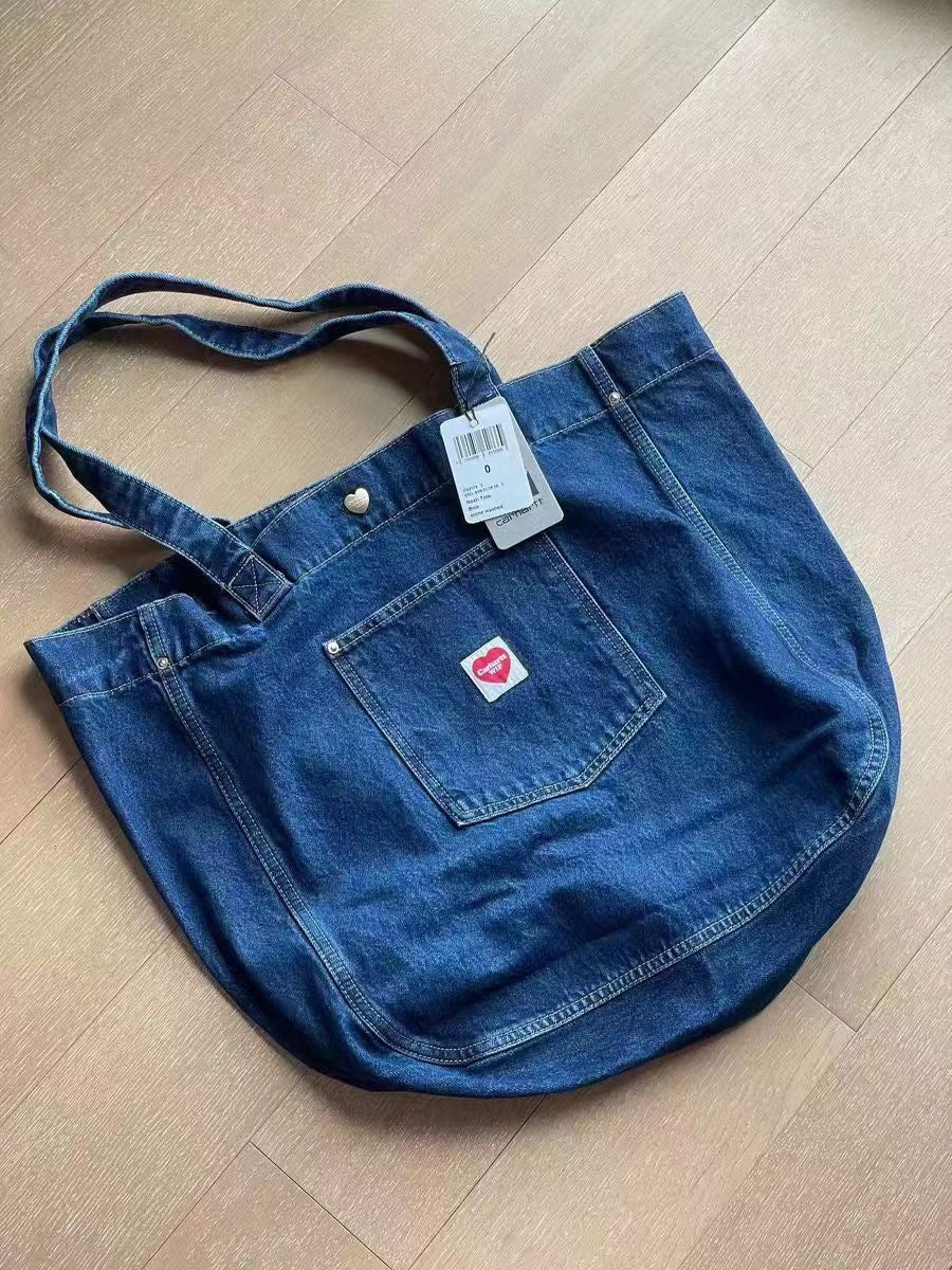 Carharrt 牛仔tote bag