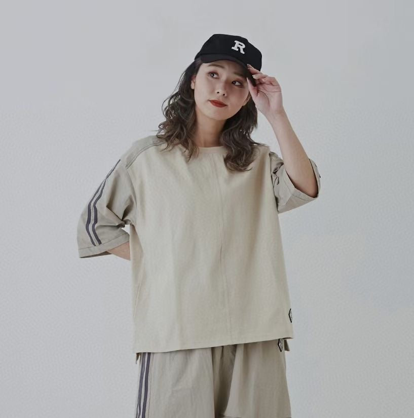 Cube sugar撞色tee