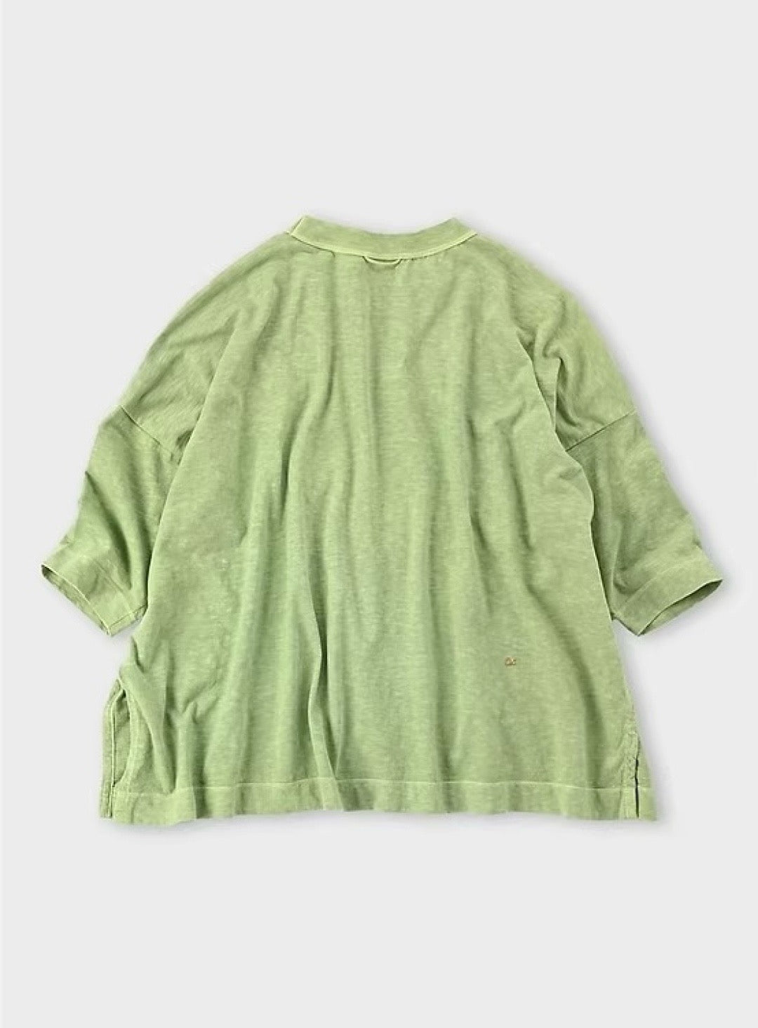 45R 淨色6分袖tee