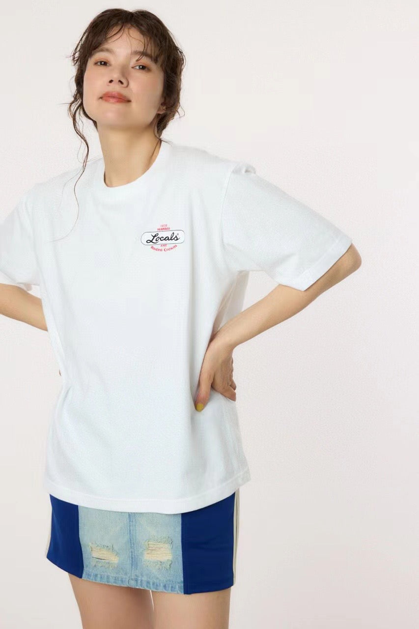 Rodeo crowns 花朵字母 tee