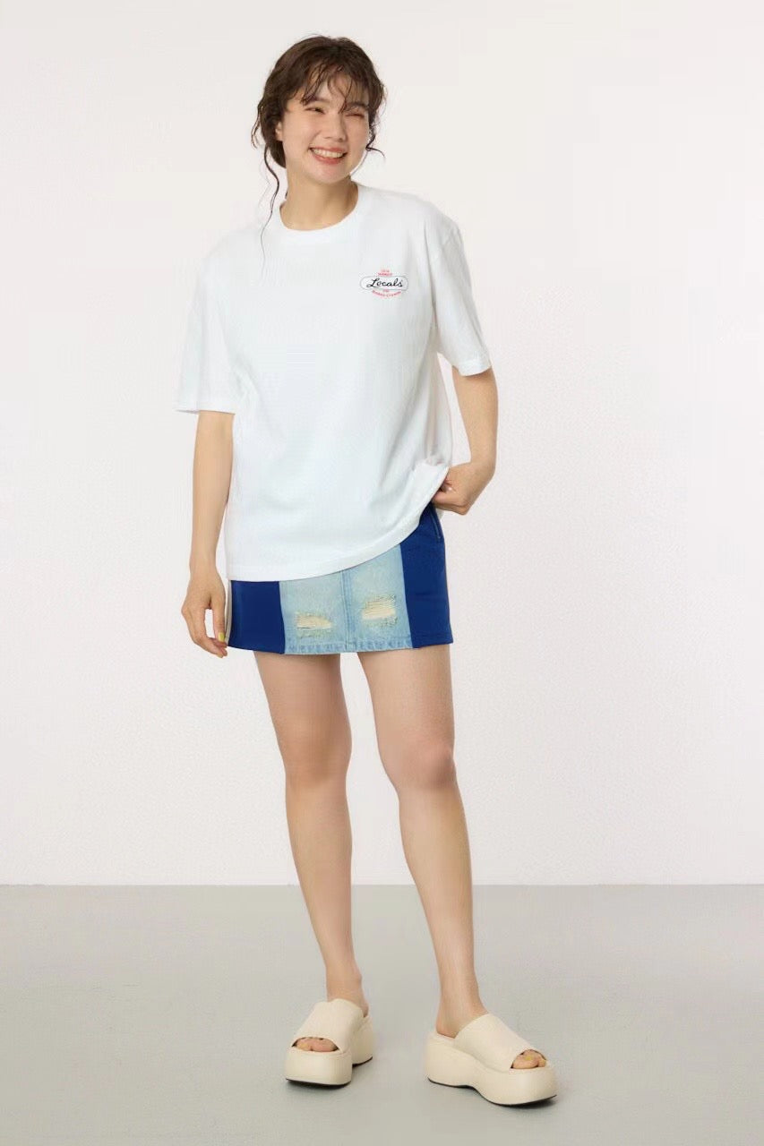 Rodeo crowns 花朵字母 tee